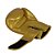 Kit de Boxe Luva + Bandagem MKS New Champion Dourada e Preta - Imagem 3