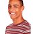Camiseta Aramis Tricot Listrado Bordô Masculino - Imagem 4
