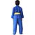 Kimono Jiu Jitsu Koral Infantil Trançado Azul - Imagem 3