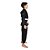 Kimono Jiu Jitsu Koral Infantil Trançado Preto - Imagem 3