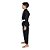 Kimono Jiu Jitsu Koral Infantil Trançado Preto - Imagem 4