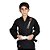 Kimono Jiu Jitsu Koral Infantil Trançado Preto - Imagem 5