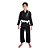 Kimono Jiu Jitsu Koral Infantil Trançado Preto - Imagem 1