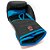 Kit Luva de Boxe Naja Black Line Preto com Azul + Bandagem + Bucal - Imagem 3