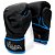 Kit Luva de Boxe Naja Black Line Preto com Azul + Bandagem + Bucal - Imagem 2