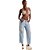 Calça Jeans Lança Perfume Reta High AV23 Azul Feminino - Imagem 5