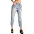Calça Jeans Lança Perfume Luna Mom Super High AV23 Azul Claro Feminino - Imagem 1