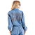 Jaqueta Jeans Myft Bomber Cropped AV23 Azul Feminino - Imagem 2