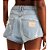 Short Jeans Lança Perfume Relaxed High AV25V Azul Feminino - Imagem 2