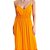 Vestido Sarja Myft Super Midi De Alça AV23 Laranja Feminino - Imagem 3