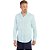Camisa Listrada Aramis Slim Flame AV23 Azul Masculino - Imagem 1