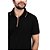 Camisa Polo Aramis Zip AV23 Preto Masculino - Imagem 3