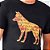Camiseta Acostamento Lettered Wolf O23 Preto Masculino - Imagem 3