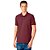 Camisa Polo Acostamento Logo O23 Bordô Masculino - Imagem 1