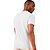 Camiseta Acostamento Gola V Elastano O23 Branco Masculino - Imagem 2