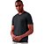 Camiseta Acostamento Gola V Elastano O23 Preto Masculino - Imagem 1