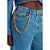 Calça Jeans Lança Perfume Wide Leg High IV23 Azul Feminino - Imagem 4