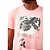 Camiseta Acostamento Flower IV23 Rosa Masculino - Imagem 3