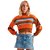 Blusa Tricot Lança Perfume Gola Alta IN23 Laranja Feminino - Imagem 1