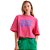 Camiseta Easy Lança Perfume Cropped IN23 Rosa Feminino - Imagem 1