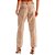 Calça Sarja Lança Perfume Reta Relaxed Low Bege Feminino - Imagem 2