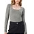 Blusa Colcci Canelada Small OU23 Cinza Feminino - Imagem 1