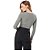 Blusa Colcci Canelada Small OU23 Cinza Feminino - Imagem 2