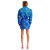 Jaqueta Cropped Easy Lança Perfume Puffer IN23 Azul Feminino - Imagem 5