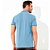 Camisa Polo Colcci Três Linhas OU23 Azul Masculino - Imagem 2