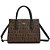Bolsa Tote Colcci Monograma IN23 Cafe Feminino - Imagem 1