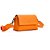 Bolsa Crossbody Colcci Logo Stripe IN23 Laranja Feminino - Imagem 2