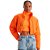 Jaqueta Cropped Lança Perfume Puffer IN23 Laranja Feminino - Imagem 1