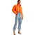 Jaqueta Cropped Lança Perfume Puffer IN23 Laranja Feminino - Imagem 3