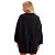 Vestido Lança Perfume Moletom Oversized IN23 Preto Feminino - Imagem 2