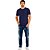 Camiseta Forum New Slim IN23 Marinho Masculino - Imagem 4