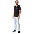 Camisa Polo Acostamento Classic Basic IN23 Preto Masculino - Imagem 3