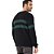 Suéter Tricô Colcci Slim Listrado OU23 Preto Masculino - Imagem 2
