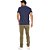 Camisa Polo Colcci Listras IN23 Marinho Masculino - Imagem 4