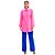 Camisa Alongada Lança Perfume Chemise IN23 Rosa Feminino - Imagem 3
