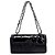 Bolsa Easy Lança Perfume Crossbody Shine Preto Feminino - Imagem 1