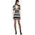 Vestido Colcci Listrado IN23 Preto Feminino - Imagem 4
