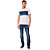 Camiseta Acostamento Recortes Colors IN23 Branco Masculino - Imagem 3