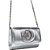 Bolsa Crossbody Lança Perfume Strass AI23 Prata Feminino - Imagem 1