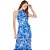 Vestido Linho Colcci Estampado IN23 Azul Feminino - Imagem 3