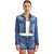 Jaqueta Jeans Lança Perfume Trucker Ombro AI23 Azul Feminino - Imagem 5