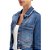 Jaqueta Jeans Lança Perfume Trucker Ombro AI23 Azul Feminino - Imagem 3