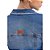 Jaqueta Jeans Lança Perfume Trucker Ombro AI23 Azul Feminino - Imagem 4