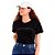 Camiseta Colcci Shine IN23 Preto Feminino - Imagem 1