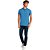 Camisa Polo Aramis Piquet Mouline Textura Azul I23 Masculino - Imagem 3