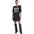 Vestido Lança Perfume T-Dress Ombreira AI23 Preto Feminino - Imagem 3